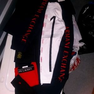 Armani Exchange full zip hoodie sweatsuit